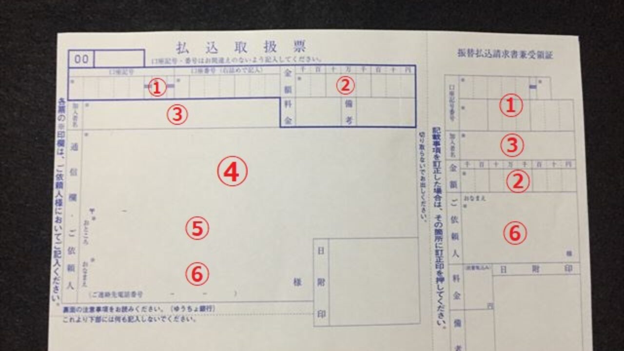 郵便局払込取扱票 青色 の書き方 簡単な例と難しい例を完全解説 とものニュース雑学 Com